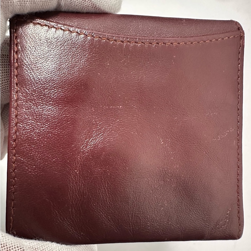 Cartier Burgundy Coin Pouch - Authentic - Picture 13 of 14